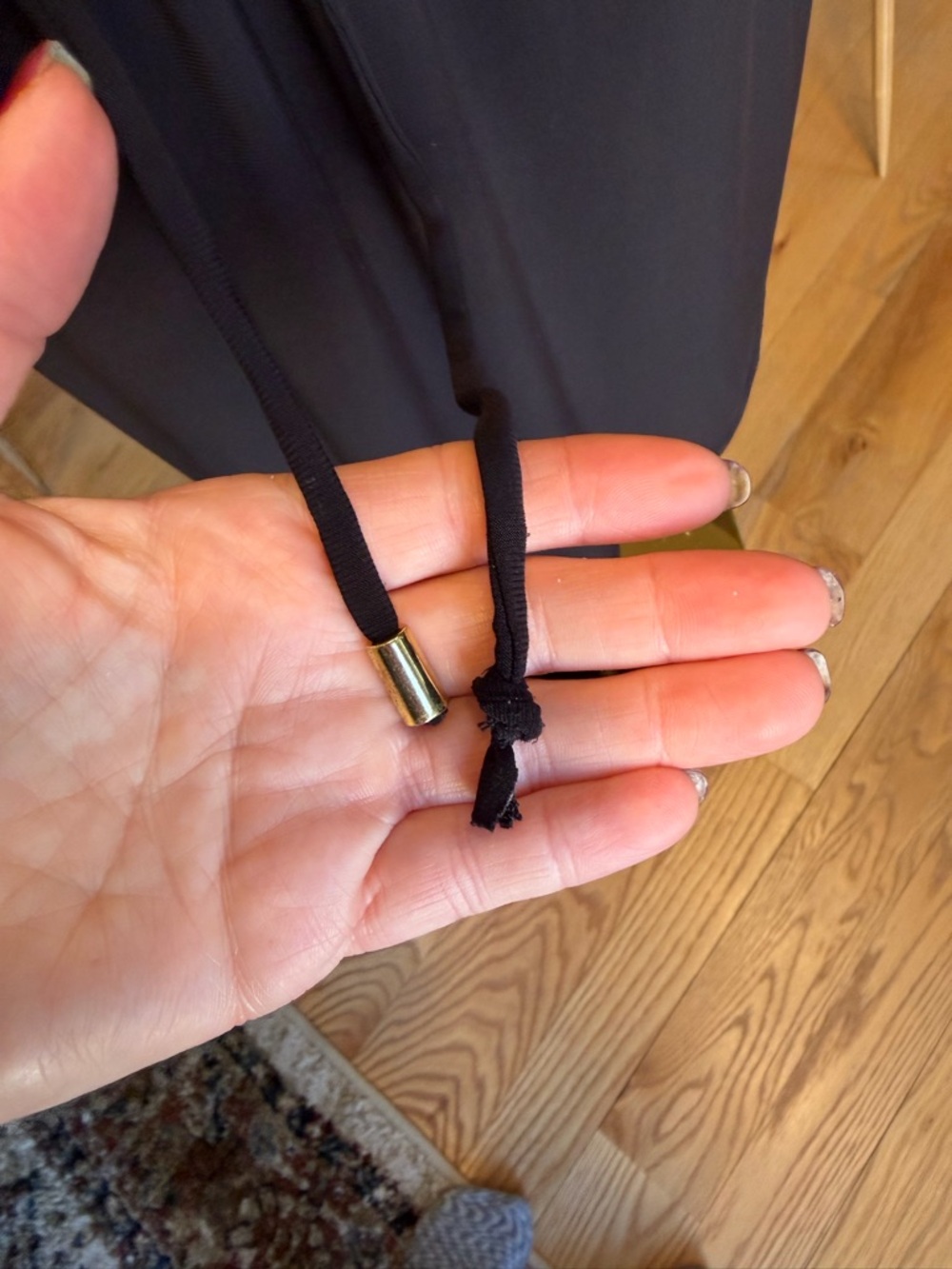 SOHO Apparel Classic Black Drawstring Waist Dress Pockets (GUC) - Picture 11 of 13